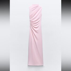 Zara maxi dress. Light pink. Never worn! Soooo cute